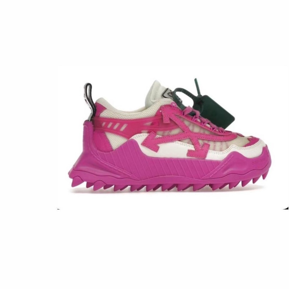 Kids Pink and White Sneakers